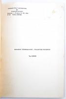 1984 A Király Gyógyfürdő, illetve a Császár Gyógyfürdő törzslapjai. Alaprajzzal, térképekkel, statis...