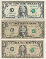 Amerikai Egyesült Államok 1981-1995. 1$ (5x) T:III,III-
USA 1981-1995. 1 Dollar (5x) C:F,VG