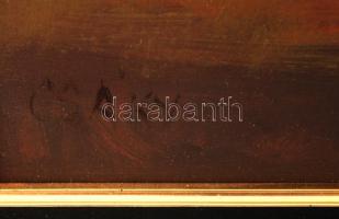 Csáky Lajos (1950-): Érzések. Olaj, farost, fa keretben, jelzett, 50×20 cm