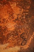 Csáky Lajos (1950-): Reggel. Vegyes technika, karton, fa keretben, jelzett, 25×35 cm