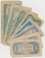 1944. 1P-100P (10x) "A Vörös Hadsereg Parancsnoksága" T:vegyes