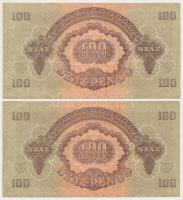 1944. 1P-100P (10x) "A Vörös Hadsereg Parancsnoksága" T:vegyes