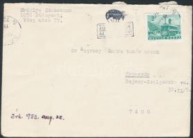 1983 Erdélyi Zsuzsanna (1921-2015) néprajztudós gépelt, autográf aláírással ellátott levele Dr. Szir...