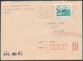 1983 Domokos Mátyás (1928-2006) irodalomtörténész, kritikus gépelt, autográf aláírással ellátott lev...