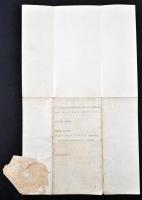 Wlassics Gyula, báró (1852-1937) jogász, közjogi író, miniszter saját kezű aláírása A Magyar királyi...