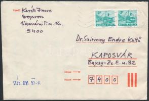 1988 Kerék Imre (1942-) költő, kritikus autográf levele Dr. Szirmay Endre (1920-2013) ny. főiskolai ...