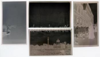 Eucharisztikus kongresszus negatívokon, 8db, 12x7db