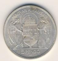 1930. 5P Ag "Horthy jobbra" T:2 k