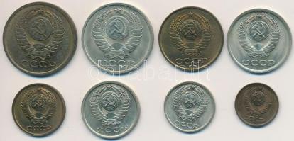 Szovjetunió 1981. 1k-50k (8xklf) T:1-
Soviet Union 1981. 1 Kopek - 50 Kopeks (8xdiff) C:AU