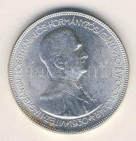 1930. 5P Ag "Horthy jobbra" T:2 k