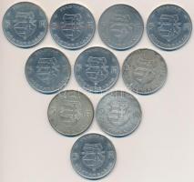 1947. 5Ft Ag "Kossuth" (10x) T:2-,3