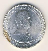 1930. 5P Ag "Horthy jobbra" T:2 k