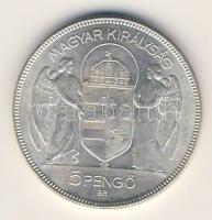 1930. 5P Ag "Horthy jobbra" T:2 k