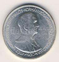1930. 5P Ag "Horthy jobbra" T:2 k