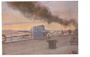 Ütközet az Otranto szorosban 1917. május 15-én: Indulás az akcióhoz / WWI sea battle, K.u.K. Kriegsmarine s: Seits