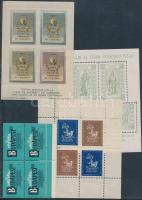 1910-1960 65 db levélzáró berakólapokon