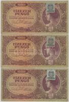 95db-os vegyes pengő bankjegy tétel mappában T:vegyes