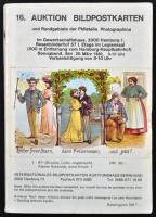 1980 Auktionshaus Bernhard, 16. Auktion Bildpostkarten katalógus / German auction catalogue