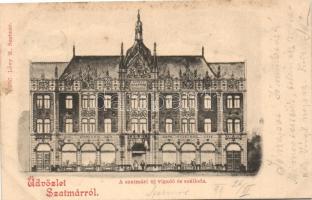 1899 Szatmárnémeti, Satu Mare; A szatmári új vigadó és szálloda / The new redout and hotel