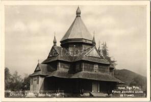 Kőrösmező, Jasina-Strimbe; fatemplom / wooden church