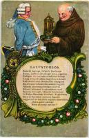 2 db RÉGI motívumlap; sörreklámok: Salvator sör és St. Benno Bier / 2 old motive cards; beer adverti...