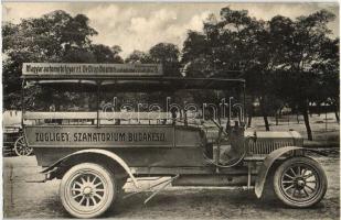 Magyar automobilgyár Rt. De Dion Bouton szabadalma, Zugliget-Szanatorium Budakeszi autóbusz járata (r)