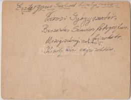 cca 1900 Esztergom Szabad Királyi város, Városi gyógyszertár, fotó kartonra kasírozva Beszédes Sándo...