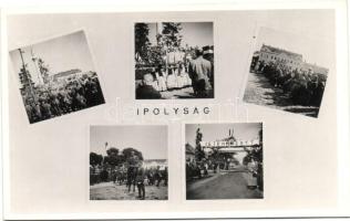 1938 Ipolyság, Sahy; 'A Felvidék felszabadulásának első örömünnepe', bevonulás / entry of the Hungarian troops