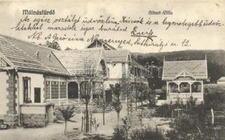 Málnásfürdő, Malnas-Bai; Albert-villa, kiadja az Adler fényirda / villa