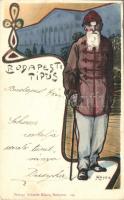 Budapesti típus, Art Nouveau s: A. Heyer (kis szakadás / small tear)