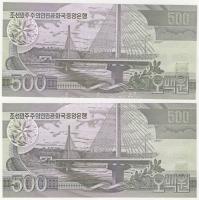 Észak-Korea 1998. 500W (2x) "SPECIMEN 0000" T:I