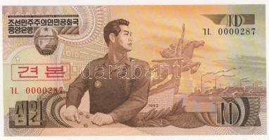 Észak-Korea 1992. 10W "SPECIMEN 0000" T:I