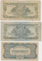 1944. 1P-1000P (9x) "A Vörös Hadsereg Parancsnoksága" teljes sor T:III-IV