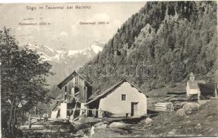 Tauerntal bei Mallnitz, Säge / Hacksaw mill  (EK)