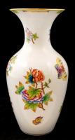 Herendi Viktória mintás váza, kézzel festett, jelzett, hibátlan, m:25,5 cm