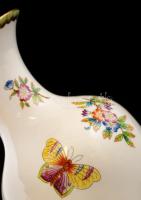 Herendi Viktória mintás váza, kézzel festett, jelzett, hibátlan, m:25,5 cm