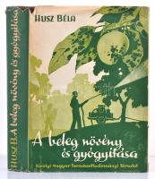 Husz Béla: A beteg növény és gyógyítása. Bp., 1941, KMENy. VIII+343 p. 33 táblával 66 szövegképpel. Kiadói félvászonkötésben, illusztrált papír védőborítóval.