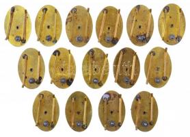 ~1970-1980. "Kiváló Katona" első osztályú zománcozott fém jelvény (15x) T:2