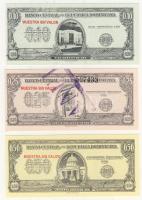 Dominika 1961. 10c,25c,50c "Minta" T:I