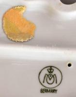 Metzler & Ortloff kacsa, kézzel festett, jelzett, hibátlan, m:8 cm, h:18 cm