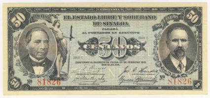Mexikó/Sinaloa 1915. 50c T:I