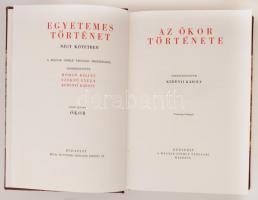 Egyetemes történet I-IV. Szerk.: Hóman Bálint, Kerényi Károly, Szekfű Gyula. Bp., 1991, [Athenaeum. ...