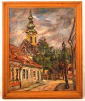 Ilosvai jelzéssel: Szentendre. Olaj, vászon, keretben, 60×47 cm