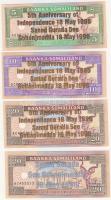 Somaliland 1996. 5Sh.10Sh,20Sh,50Sh,100Sh "bronz kiadás" + 20Sh,50Sh (2klf) "ezüst ki...