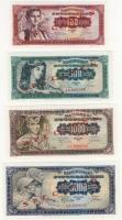 Jugoszlávia 1963. 100D,500D,1000D,5000D "SPECIMEN 0000" T:I