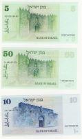 Izrael 1973-84. 50L,100L,5L,10L,500L,1000L T:I