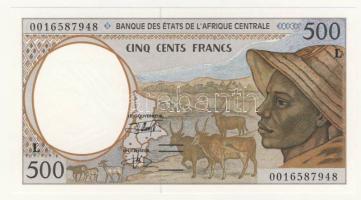 Közép-Afrikai államok/Gabon 2000-03. 500F T:I