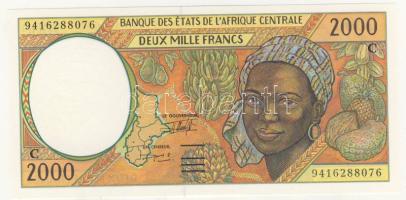 Közép-Afrikai államok/Kongó 1994. 2000F T:I