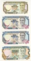 Zambia 1989-91. 2K,10K (2klf),20K,100K,500K T:I