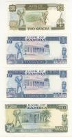 Zambia 1989-91. 2K,10K (2klf),20K,100K,500K T:I